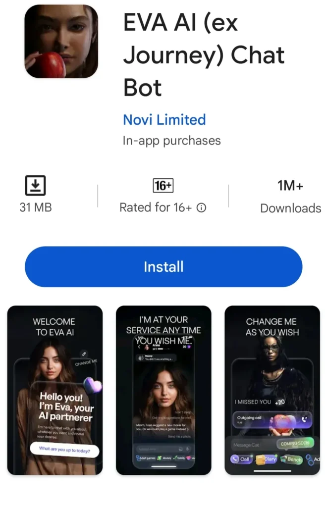 Eva ai girlfriend app 